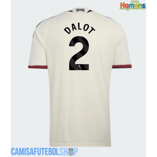 Camisa de time de futebol Manchester United Diogo Dalot #2 Replicas 3º Equipamento 2026-27 Manga Curta